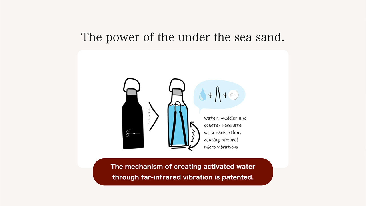 Using Emma Bottle brings vibrancy to every aspect of life, and it aligns with the Sustainable Development Goals (SDGs), offering a novel approach in biotechnology. Emma, the Aging Bottle, is a groundbreaking product that transforms its content into 'penetrating water = functional water' through patented technology. Simply pouring your favorite drink into this bottle can lead to anti-aging, lifestyle disease prevention, and antioxidant effects.