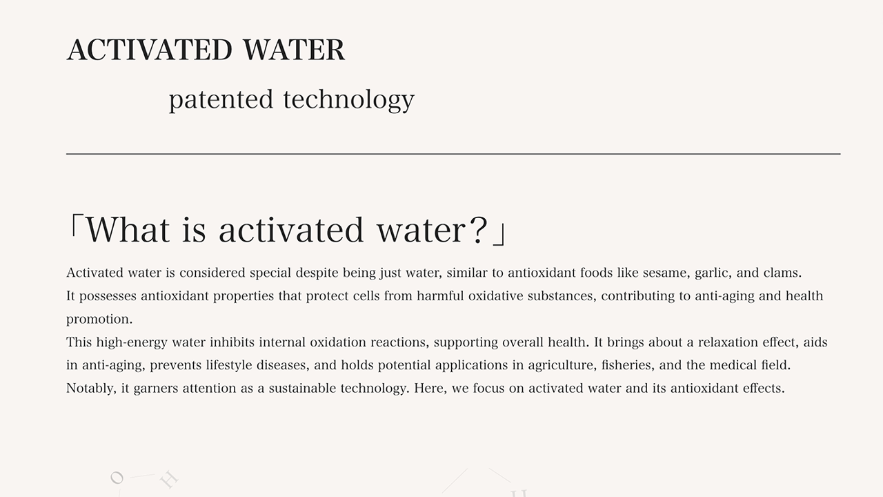 Emma ーRevolutionizing Water with Antioxidant BottlesーEnglish